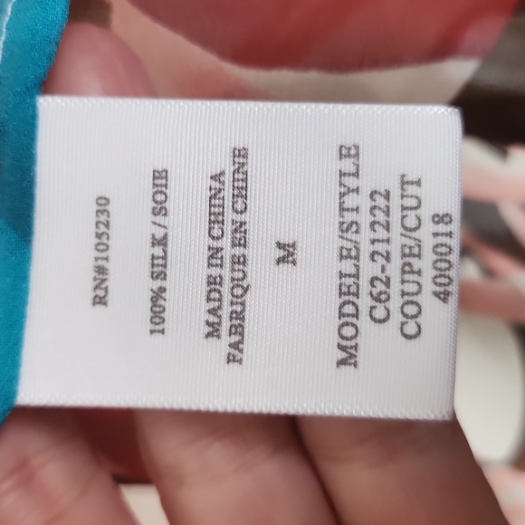 JOIE | Sheer Silk Tropical Blouse - Picture 11 of 12